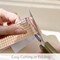 Wrapables 5mm x 5mm Self Adhesive Mosaic Glass Mirror Tile Stickers, 1592pcs for Arts and Crafts, Home Decoration, Rose Gold